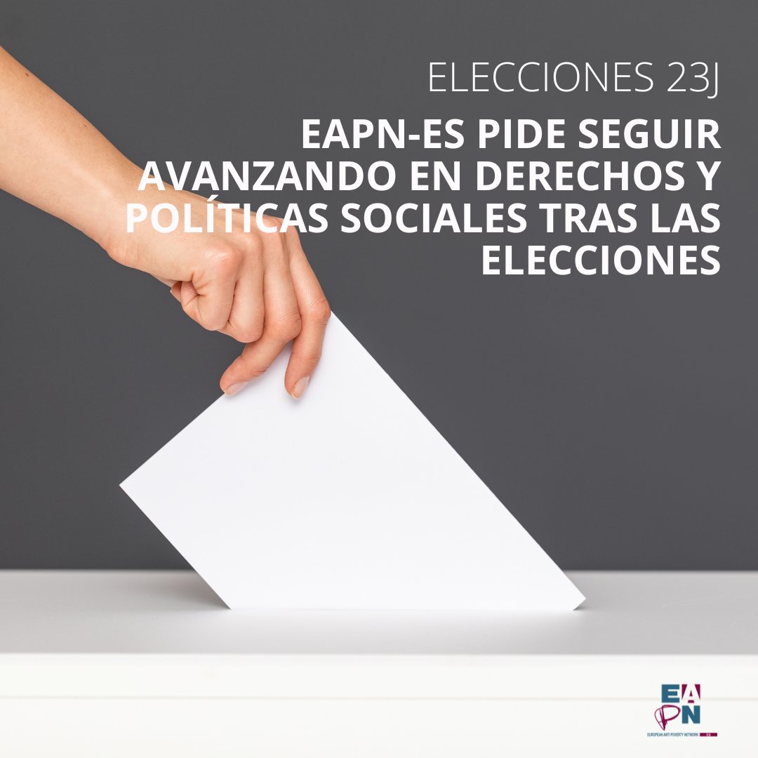 EAPN-ES pide seguir avanzando en derechos y políticas sociales tras las elecciones del 23J