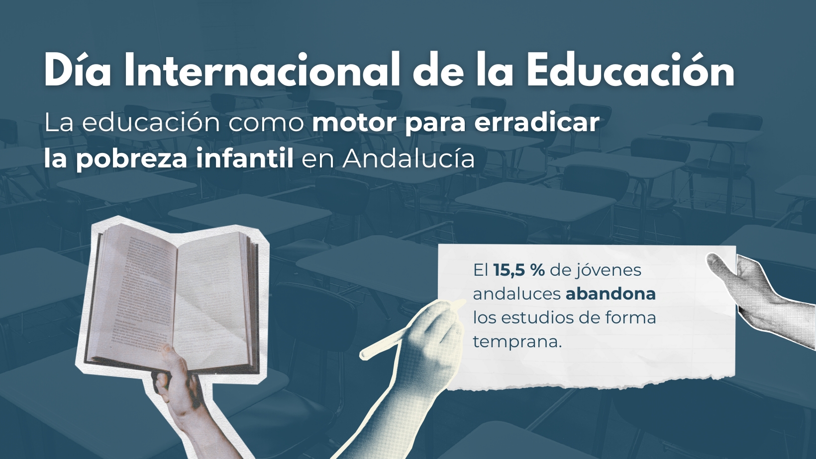 La educación como motor para erradicar la pobreza infantil en Andalucía
